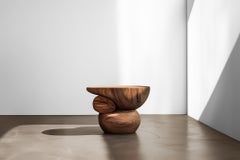 NONO Elefante Side Table 15, Solid Wood, Bold Organic Forms