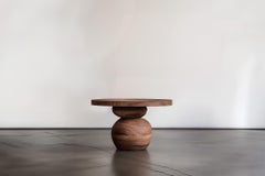 NONO Elefante Side Table 16, Organic Curves, Solid Wood Elegance