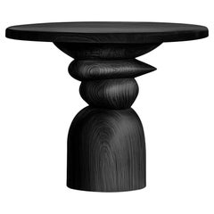 NONO Elefante Side Table 19, Sculptural Walnut Wood Shapes