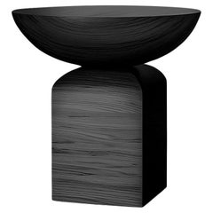 NONO Elefante Side Table 7, Solid Walnut Wood, Sculptural Elegance