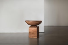 NONO Elefante Side Table 7, Solid Wood, Sculptural Elegance