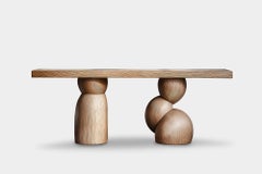 NONO Elefante Table 48, Luxurious Solid Wood Finish