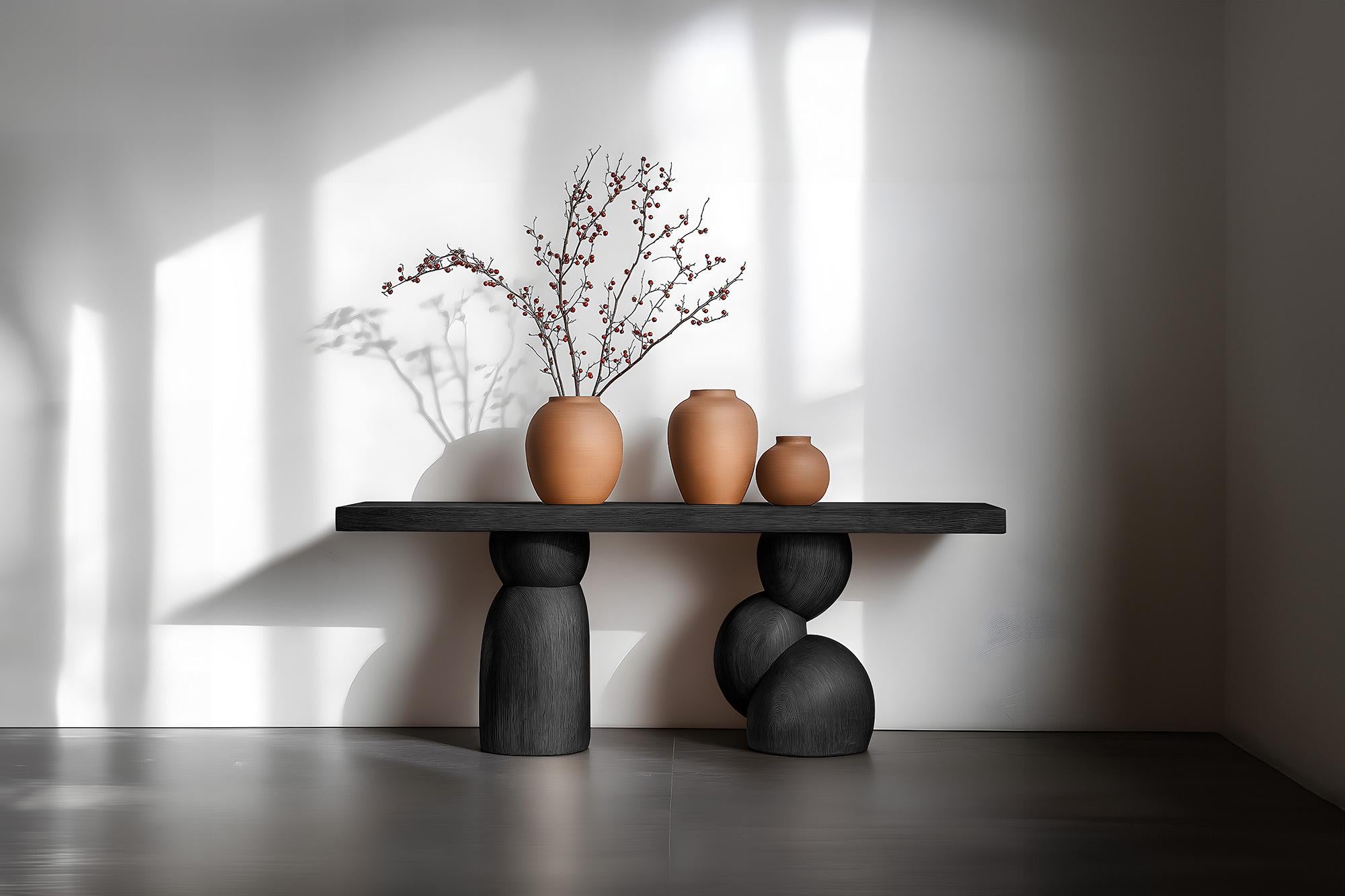 NONO Elefante Table 48, Luxurious Solid Wood Finish In New Condition For Sale In Ciudad de México, CDMX