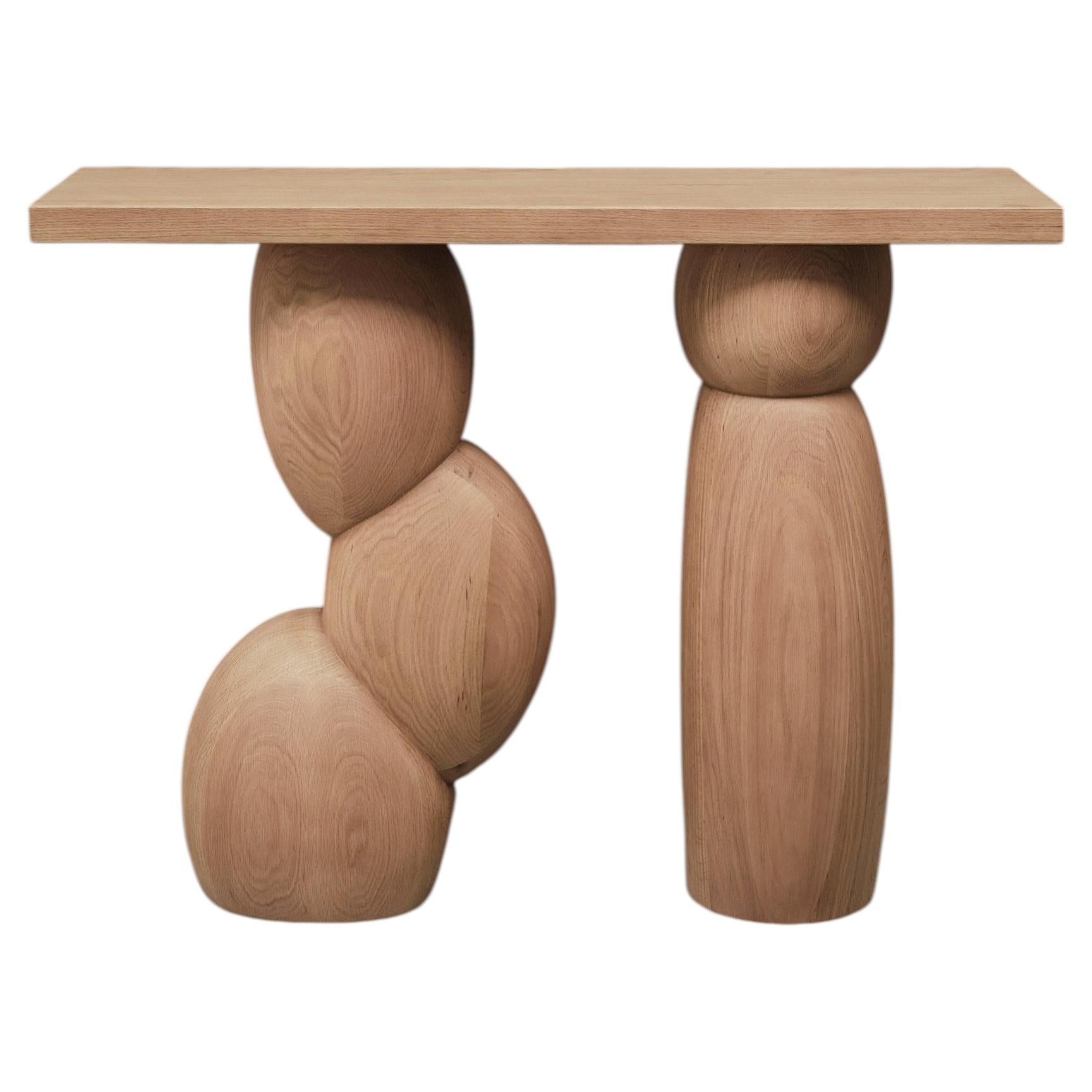 NONO Elefante Table 48, Luxurious Solid Wood Finish