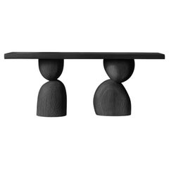 NONO Elefante Mesa 52, Distintiva Base de Madera Maciza