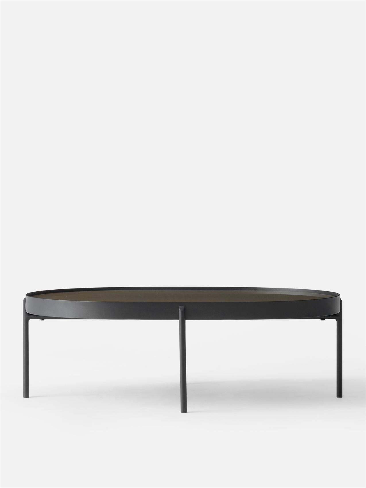 Scandinavian Modern Nono Table, Large, Brown Glass,  by Note Design Studio & Norm Architects