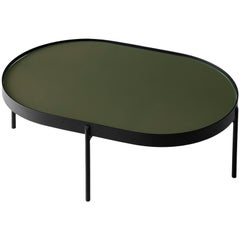 NoNo Table, Large, Dark Green Glass, Designed by Note Design Studio & Norm Archi