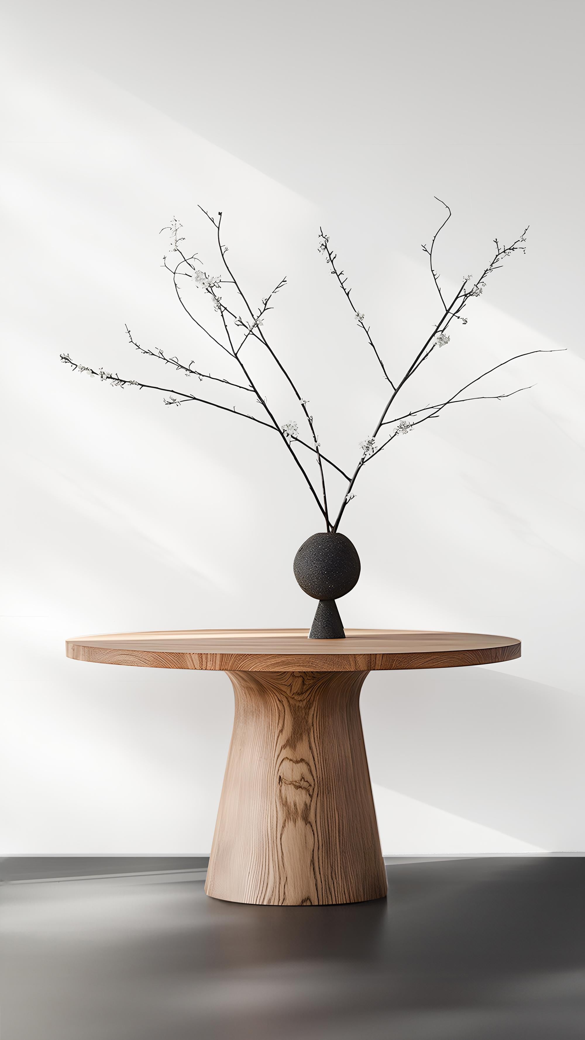 Bois de feuillus NONO's Socle Series No03, Cocktail Tables Made Solid Wood en vente