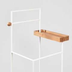 Nonsedia white handmade servant Made in Italy