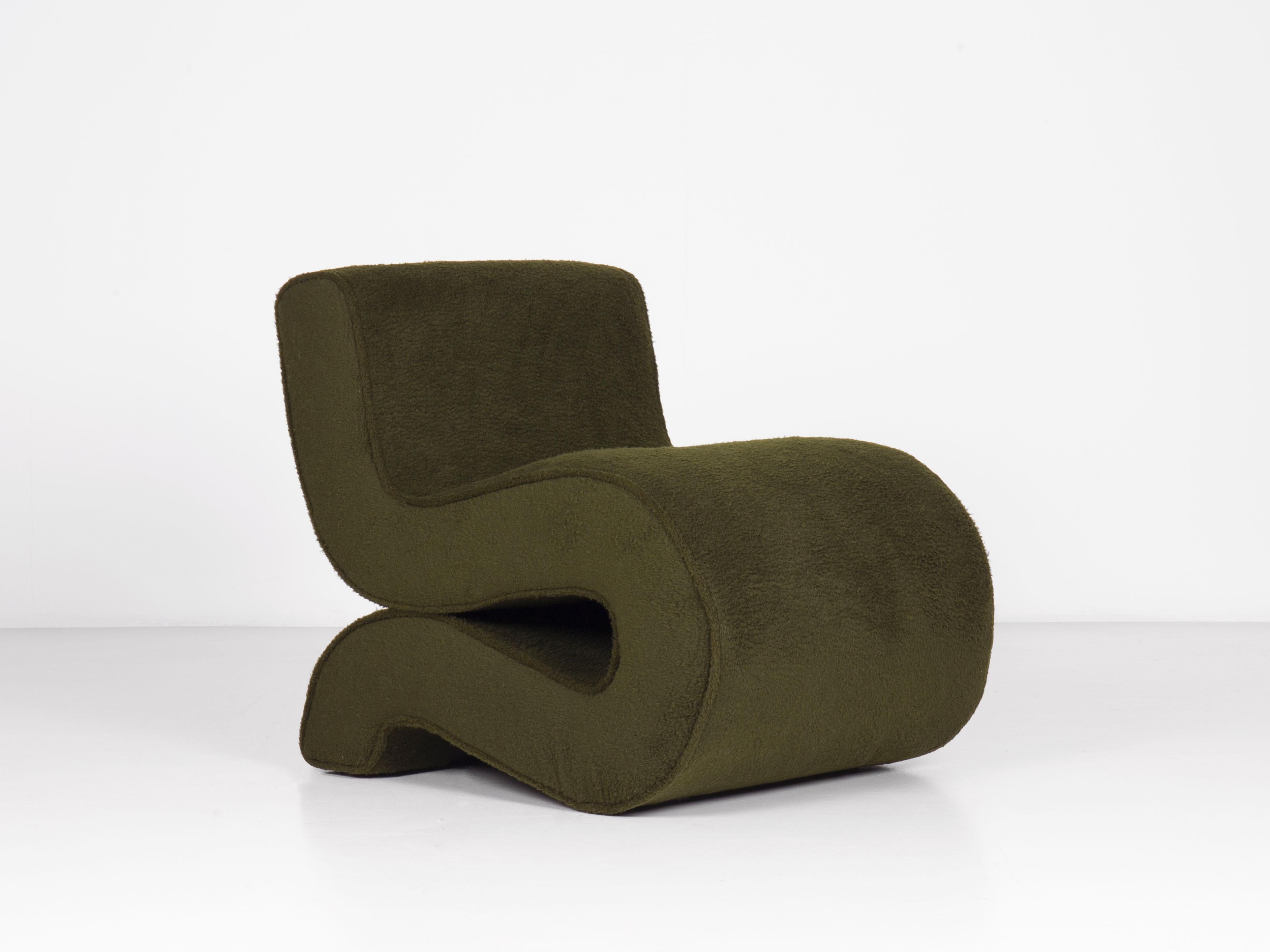 Contemporary Noodle Armchair by Augusto Betti Paradisoterrestre Edition For Sale