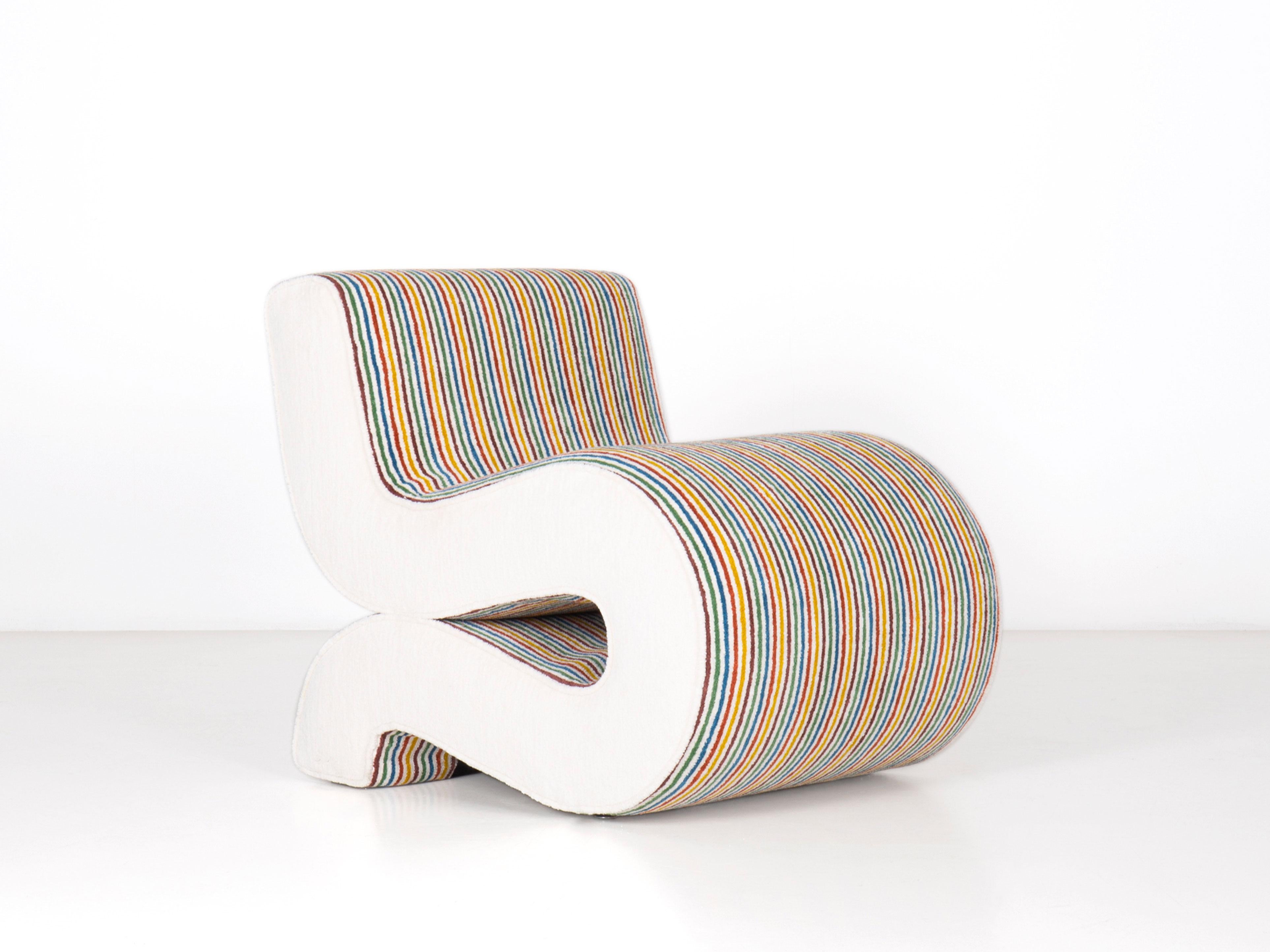 Noodle Armchair by Augusto Betti Paradisoterrestre Edition For Sale 1