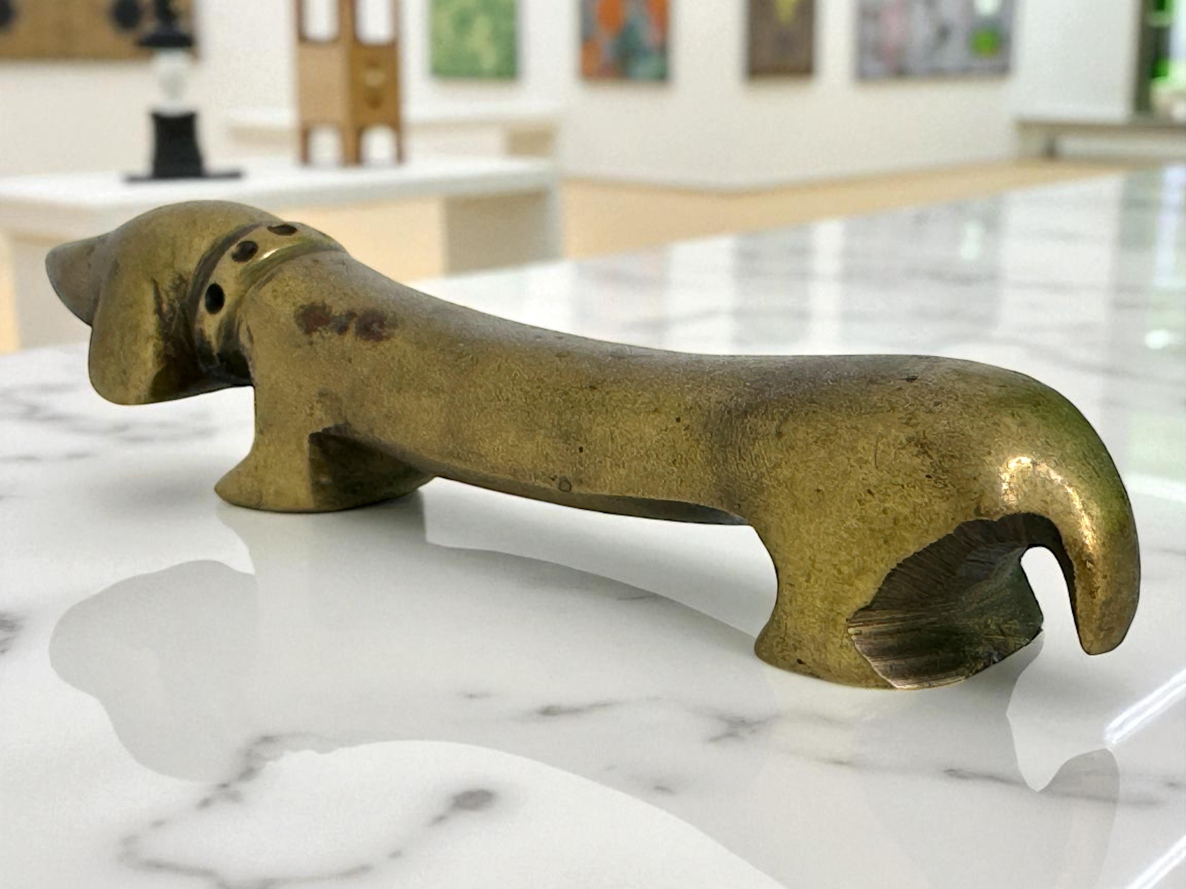 „Noodle“ Dachshund-Hundeflaschenöffner Bosse Wien, Österreich, 1950er Jahre im Angebot 9