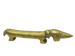 "Noodle" Dachshund Dog Bottle Opener Bosse Vienna Austria, 1950s, Midcentury