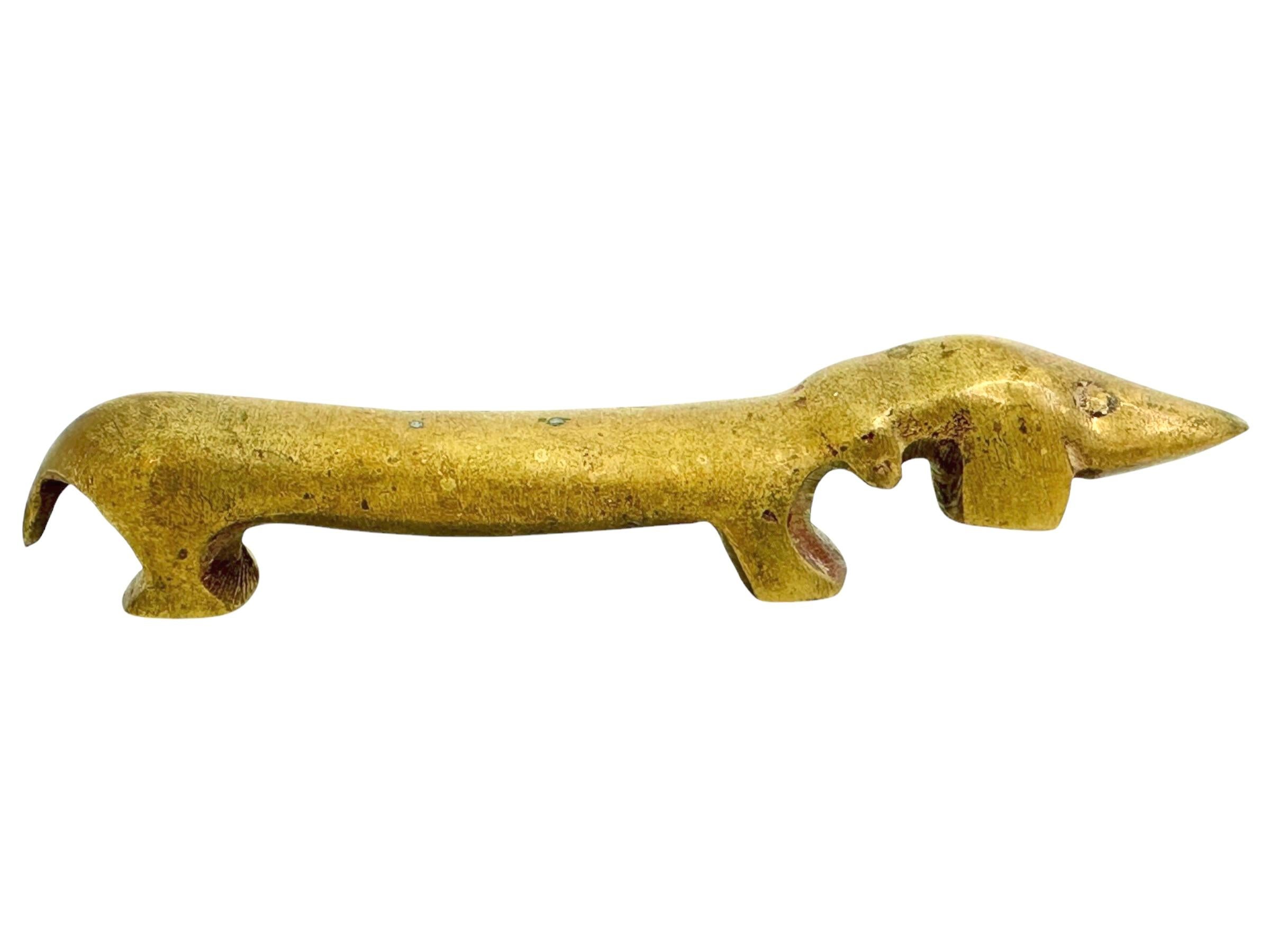 Classic early 1950s Austrian bottle opener, attributed to be designed by Ludwig Bemelmans showing 