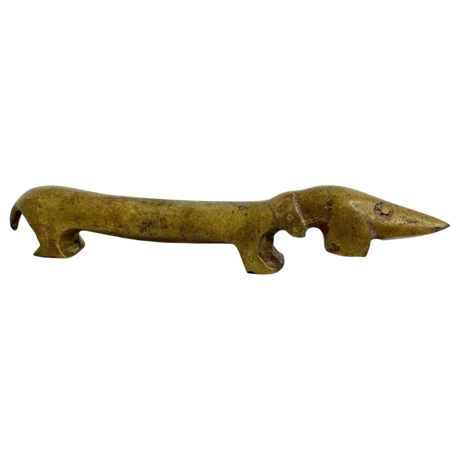 Classic early 1950s Austrian bottle opener, attributed to be designed by Ludwig Bemelmans showing 