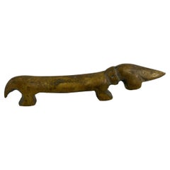 Vintage "Noodle" Dachshund Dog Bottle Opener Bosse Vienna Austria, 1950s, Midcentury