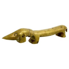 "Noodle" Dachshund Dog Bottle Opener Bosse Vienna Austria, 1950s, Midcentury