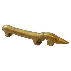 "Noodle" Dachshund Dog Bottle Opener Bosse Vienna Austria, 1950s, Midcentury
