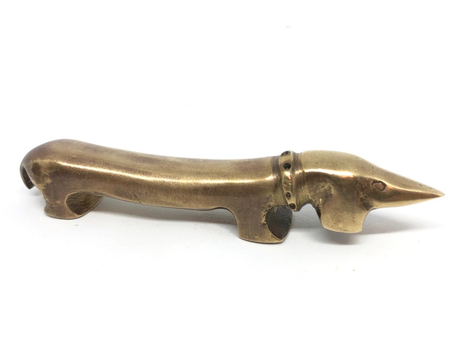 Classic early 1950s Austrian bottle opener, attributed to be designed by Ludwig Bemelmans showing 