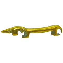 "Noodle" the Dachshund Dog Bottle Opener Bosse Vienna Austria, 1950s, Midcentury