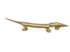 "Noodle" the Dachshund Dog Letter and Bottle Opener Bosse Vienna Austria, 1950s