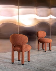 NOOM Home Flock CS1 Chair Red Boucle