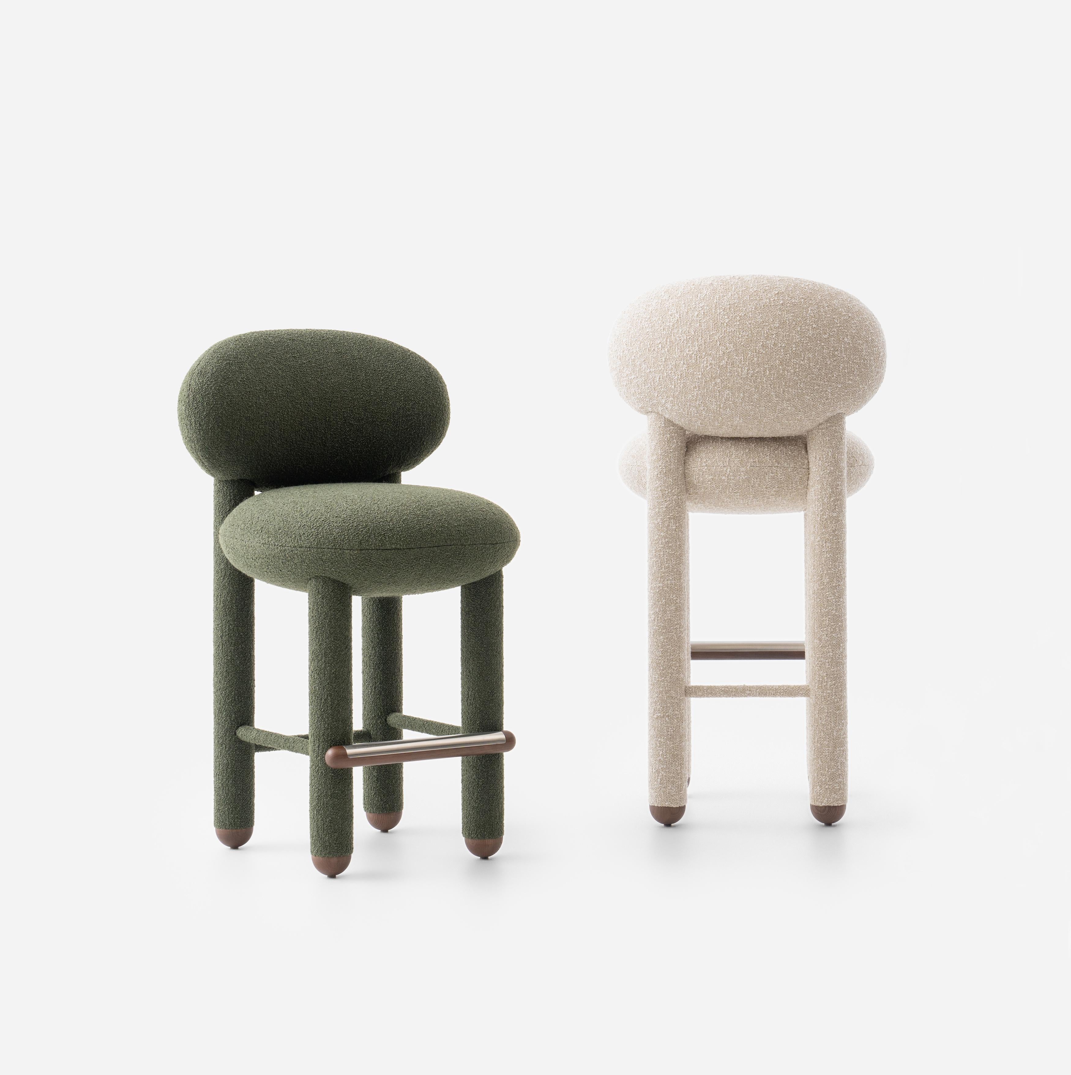 NOOM Home Flock CS1 Thekenhocker Dedar Nimbus im Zustand „Neu“ im Angebot in Toronto, CA