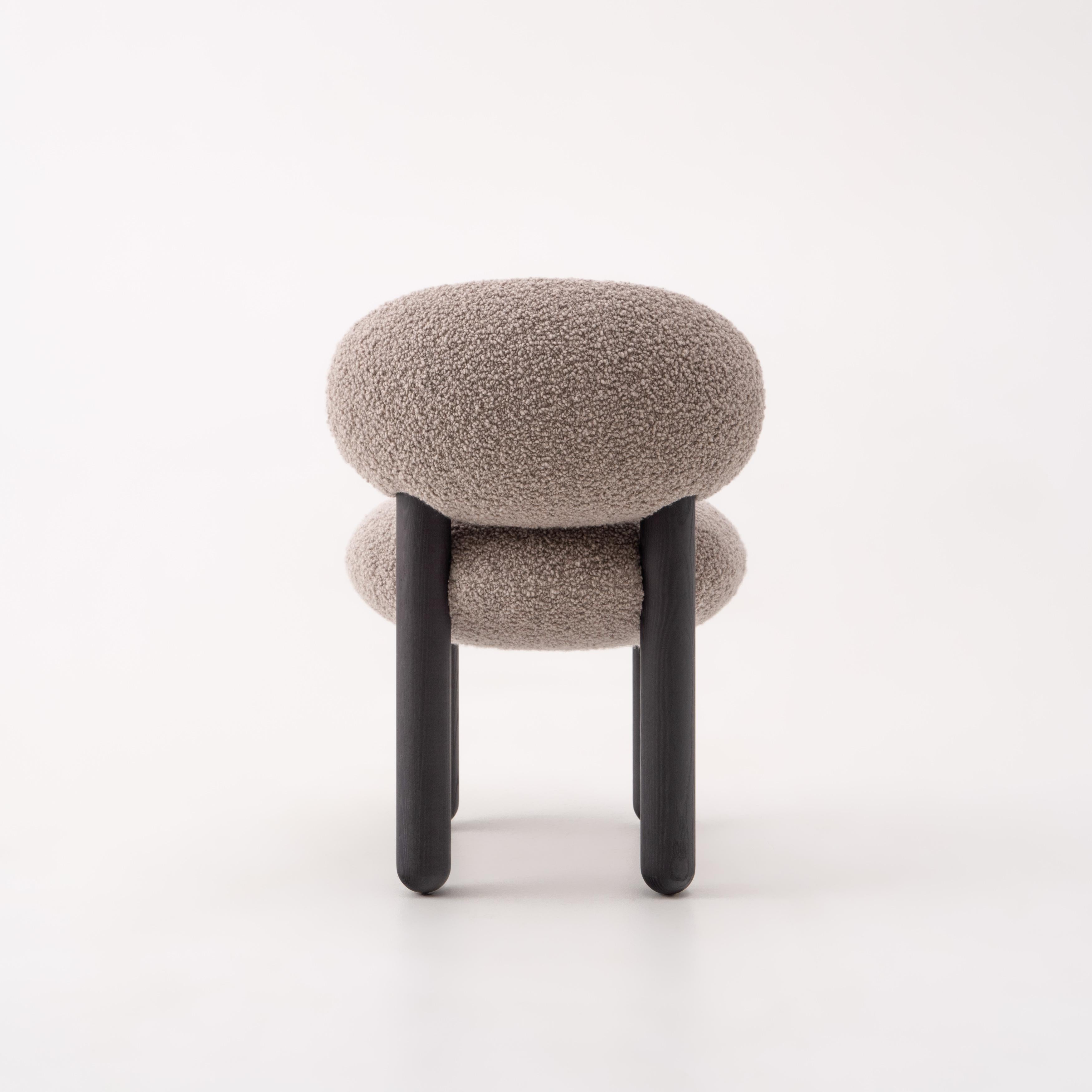 Ukrainian NOOM Home Flock CS2 Chair Dedar Nimbus For Sale