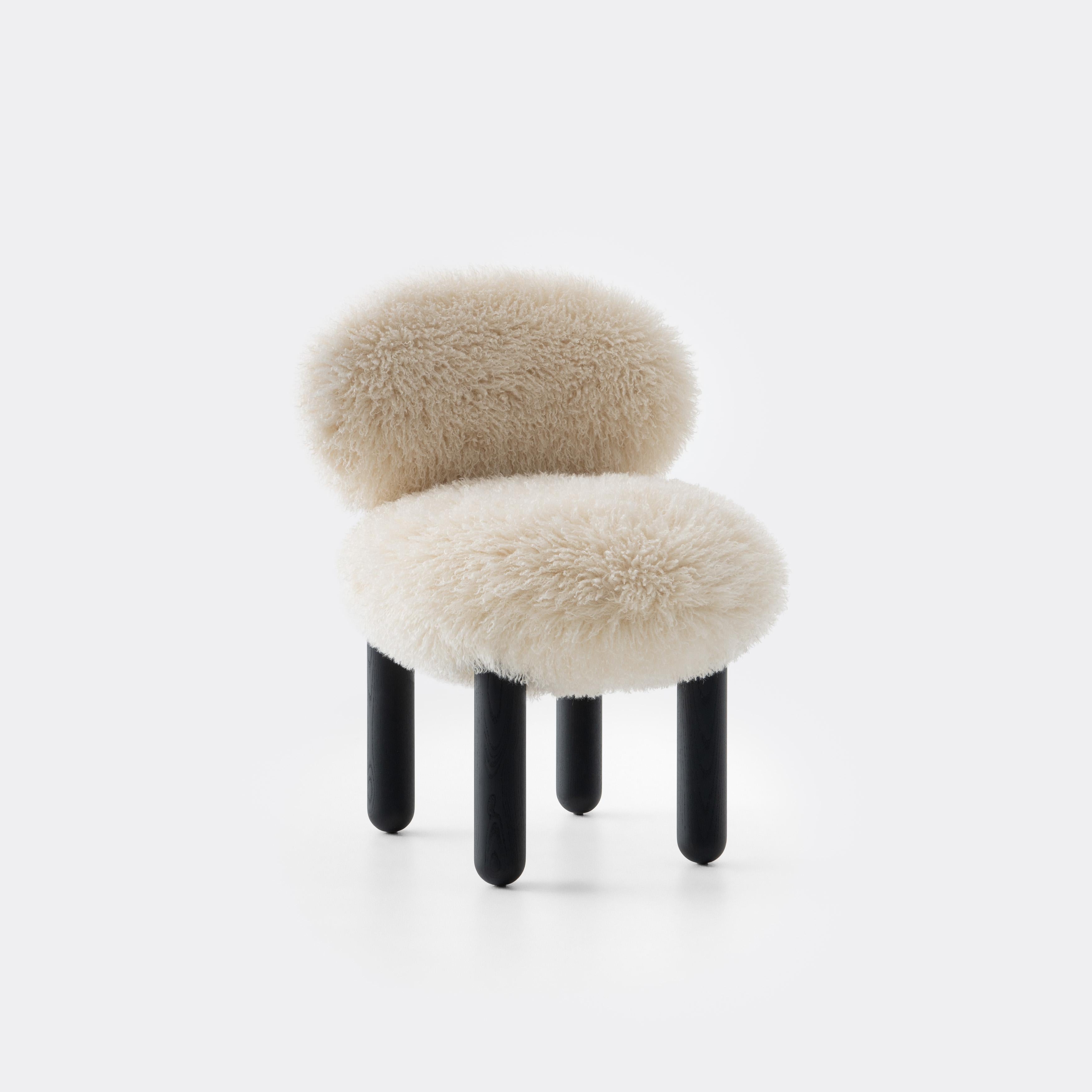 Moderno NOOM Home Flock CS2 Sedia Fluffy Edition in vendita