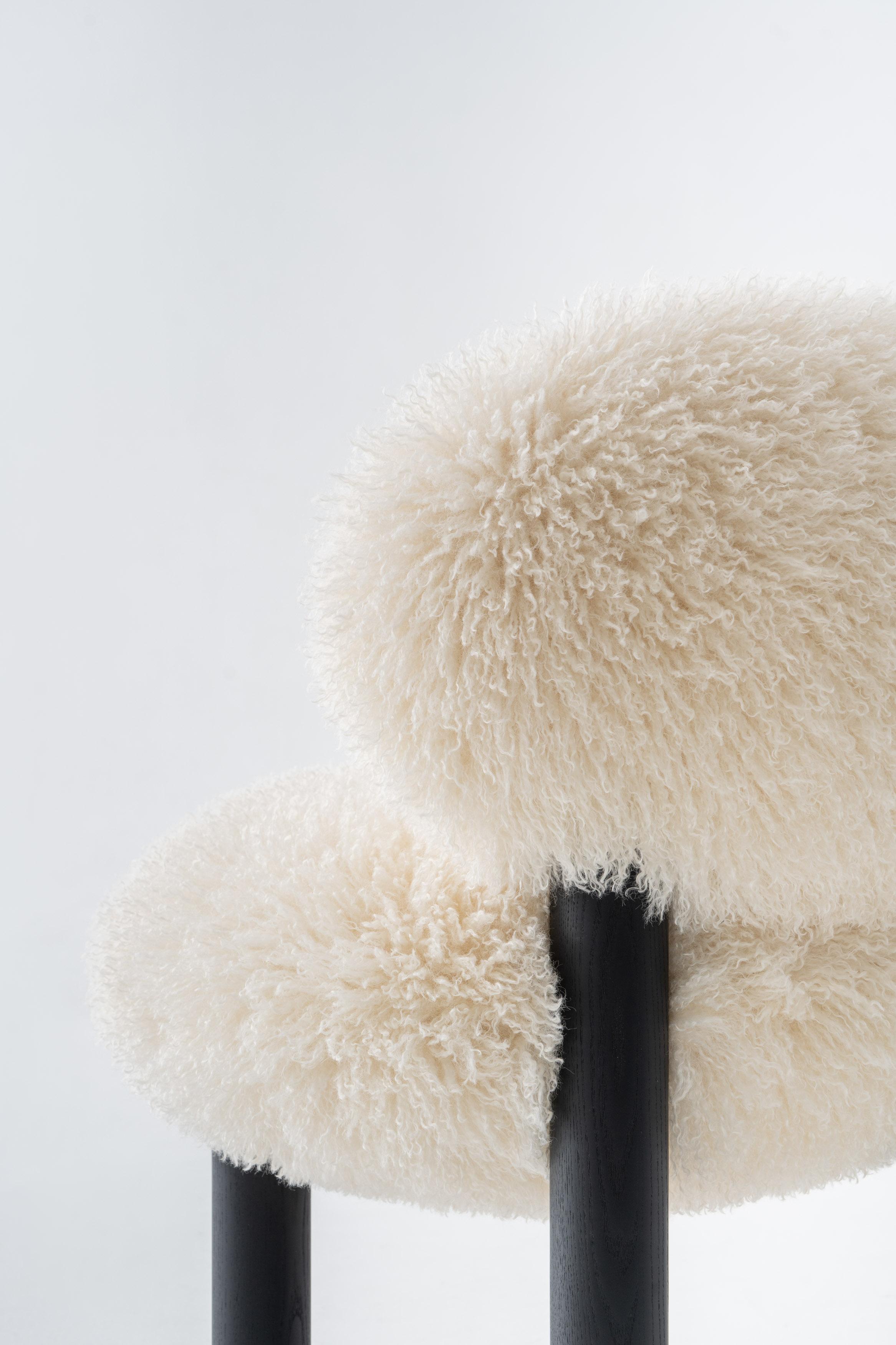 Lana NOOM Home Flock CS2 Sedia Fluffy Edition in vendita