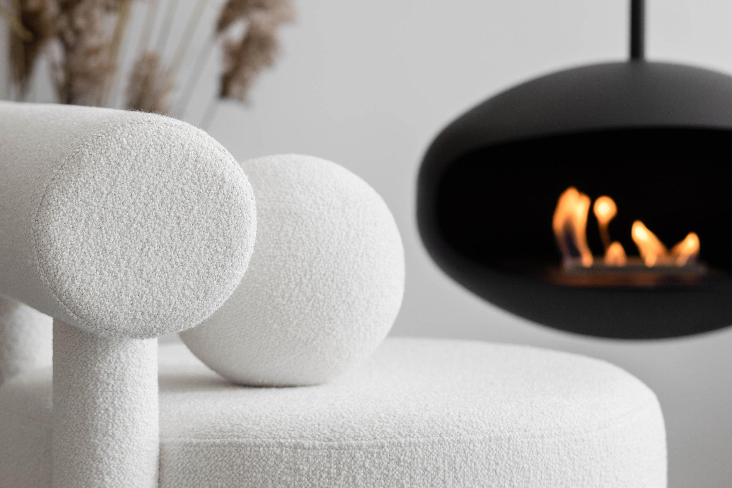 NOOM Home Gropius Silla Baja CS1 - Barnum Boucle en venta 3