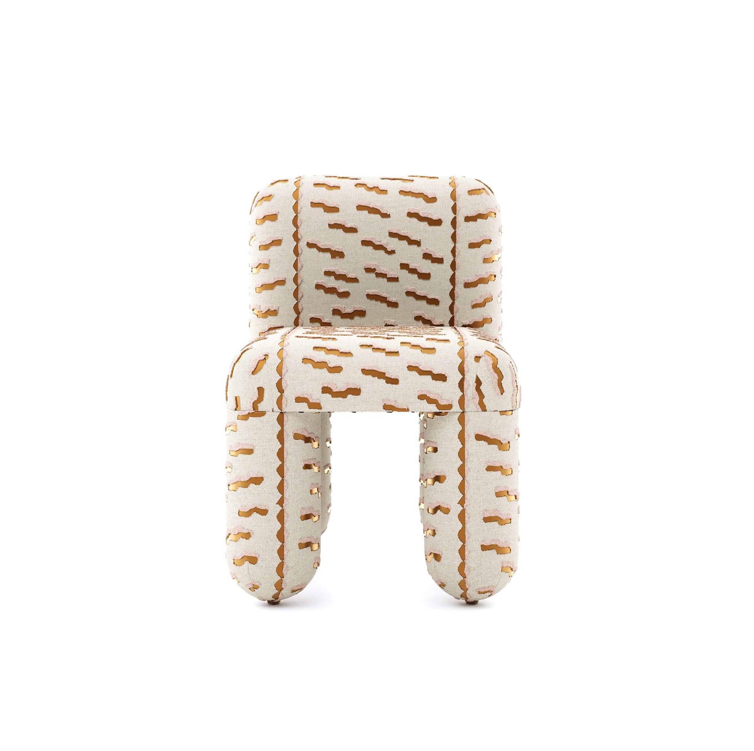 NOOM Home Hello Esszimmerstuhl - Dedar Tiger Beat im Zustand „Neu“ im Angebot in Toronto, CA