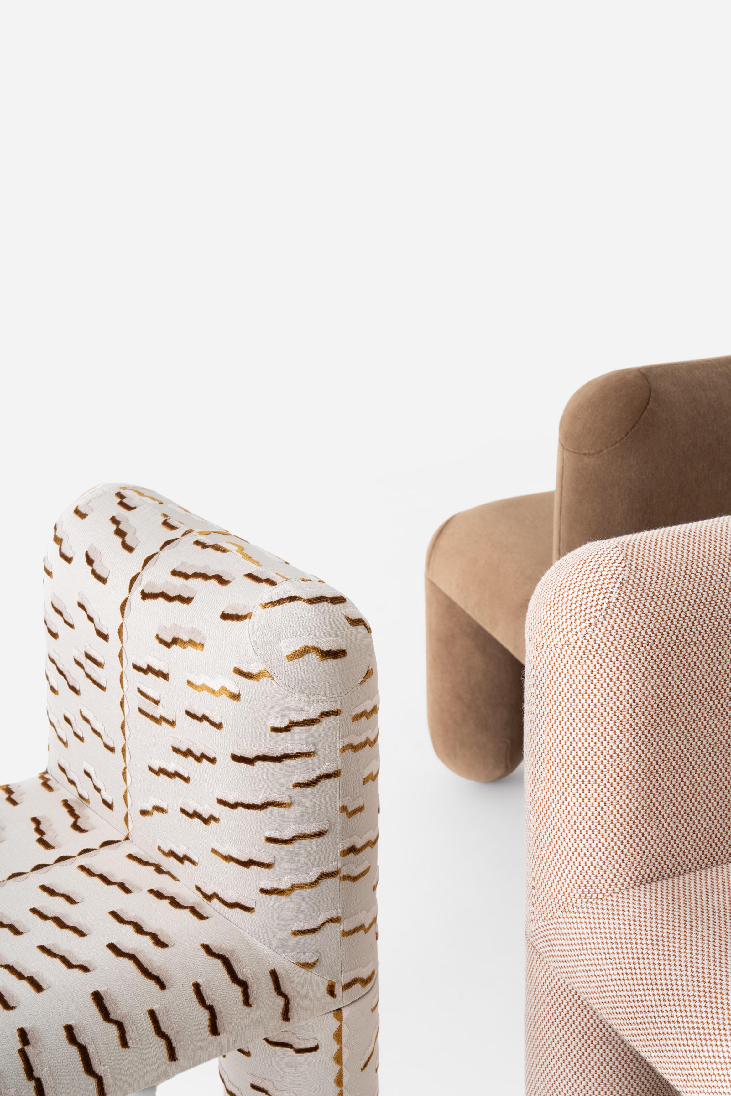 NOOM Home Hello Esszimmerstuhl - Mario Sirtori Alpaka im Angebot 2