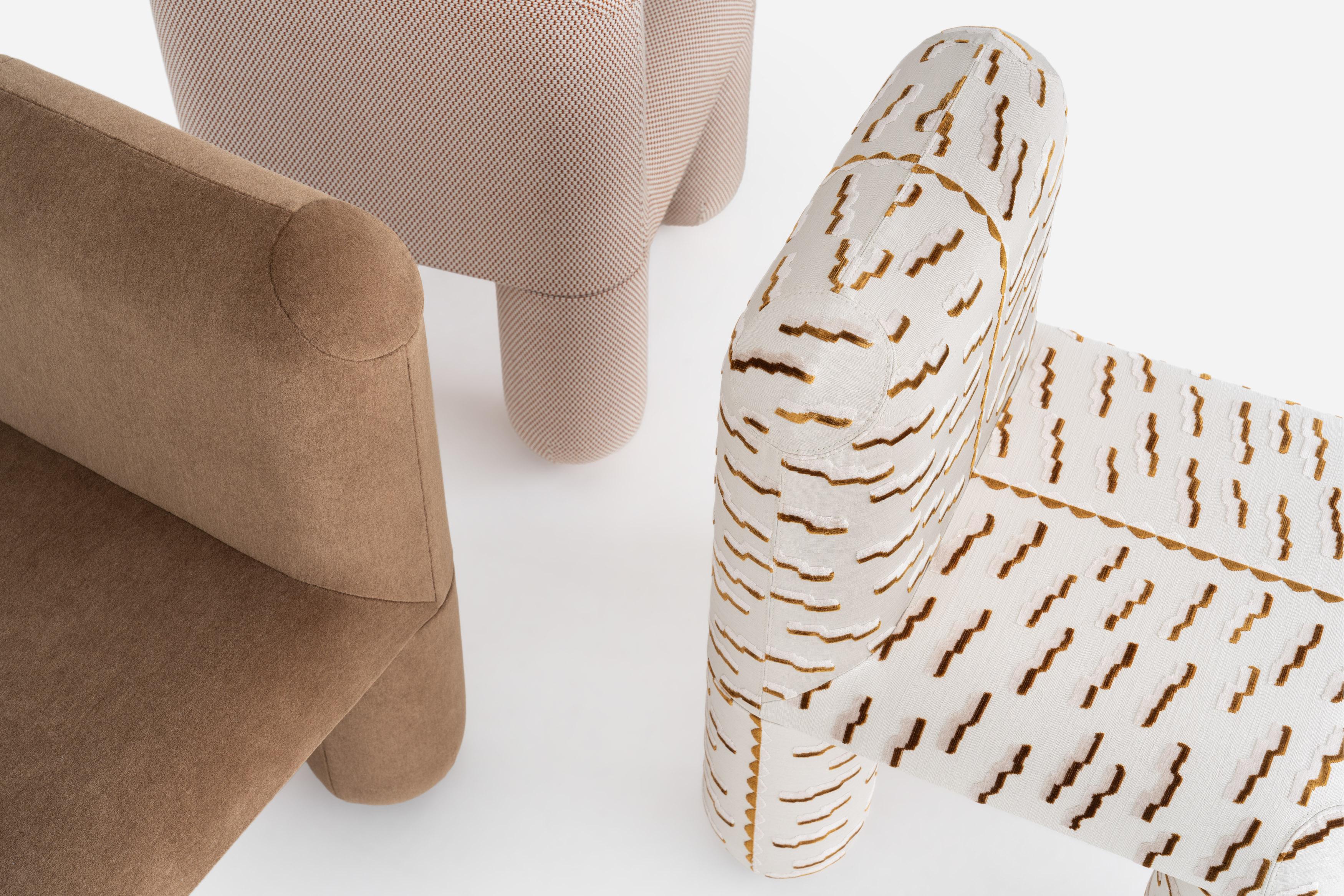 NOOM Home Hello Esszimmerstuhl - Mario Sirtori Alpaka im Angebot 3