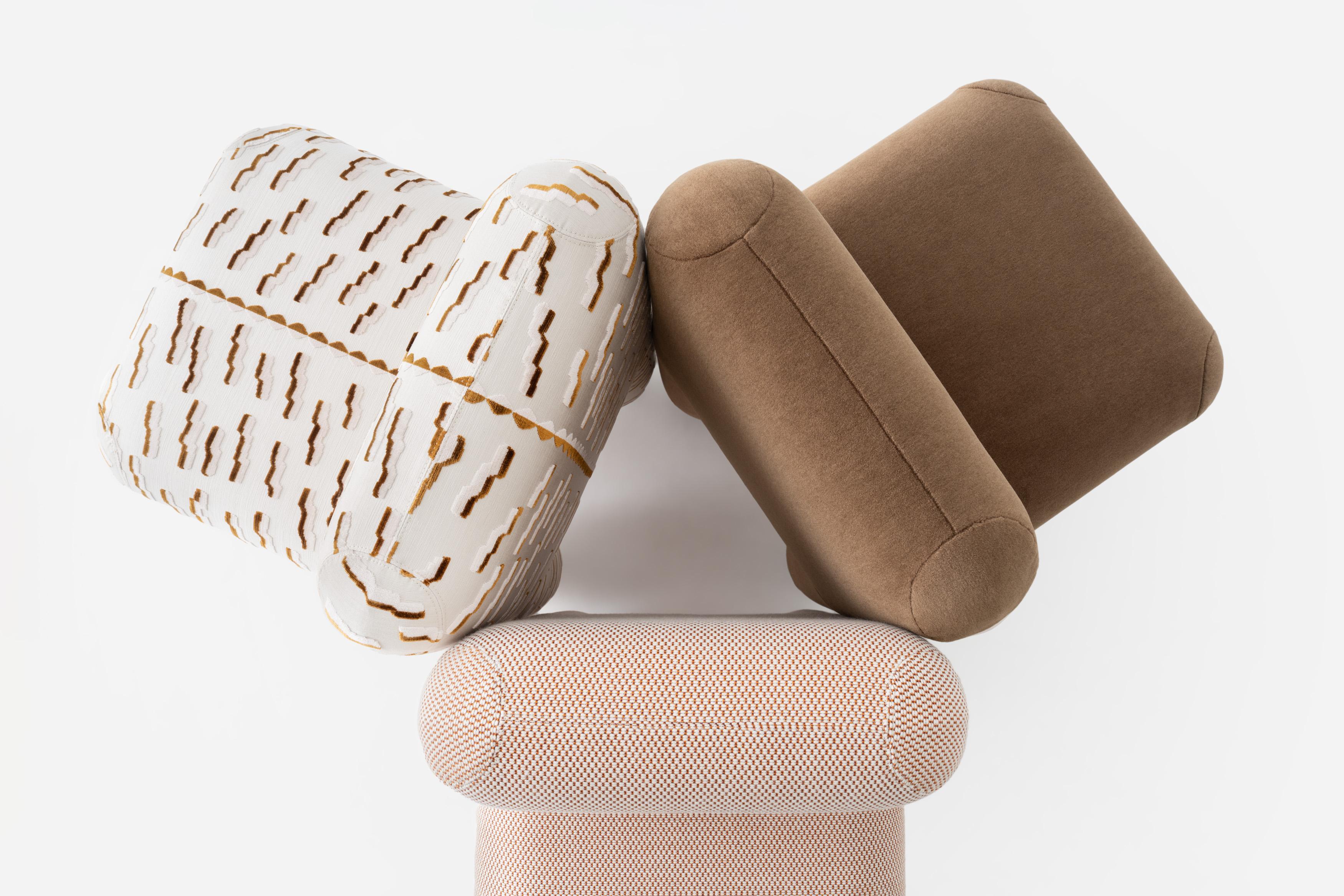 NOOM Home Hello Esszimmerstuhl - Mario Sirtori Alpaka im Angebot 1