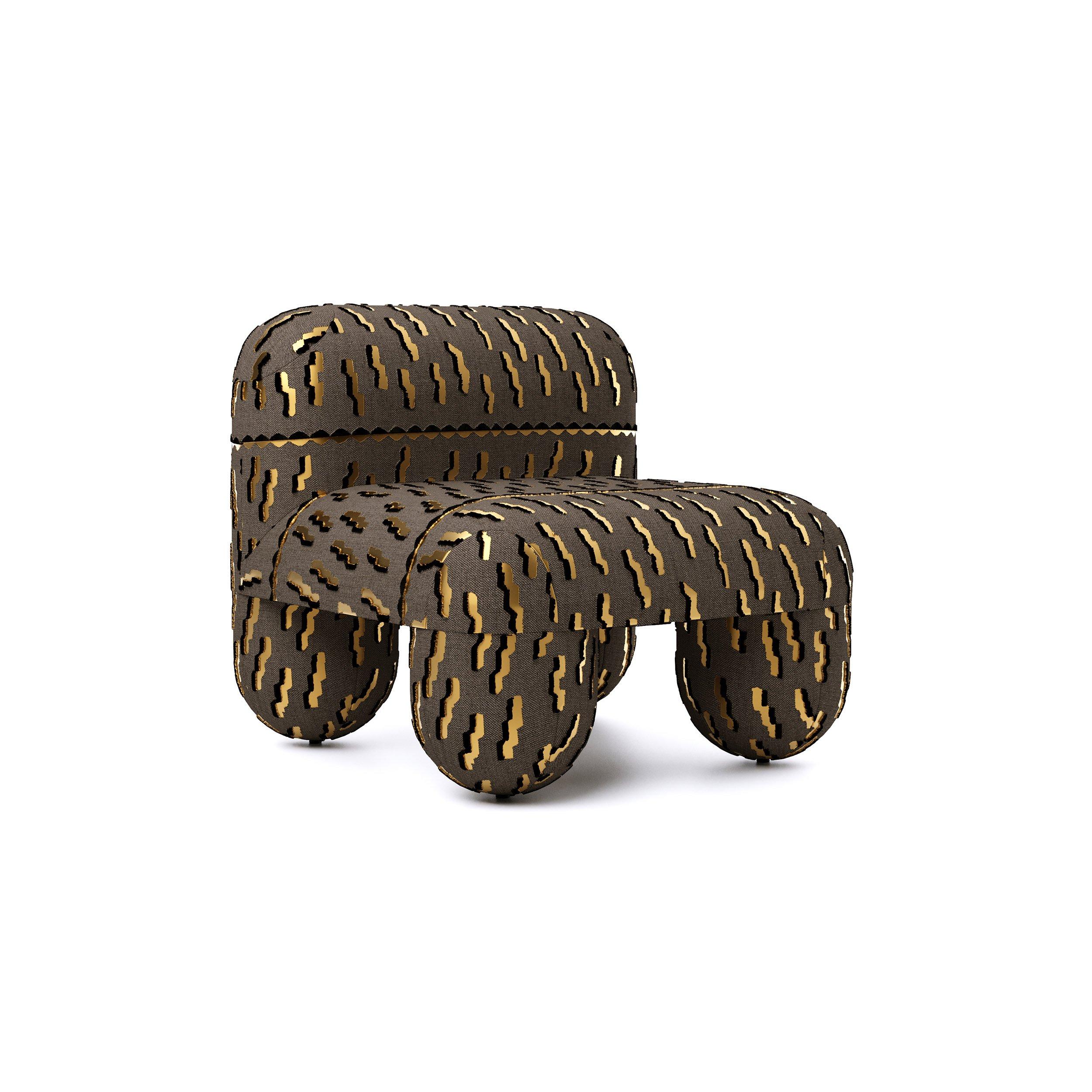 NOOM Home Chaise basse Hello - Dedar Tiger Beat Neuf - En vente à Toronto, CA