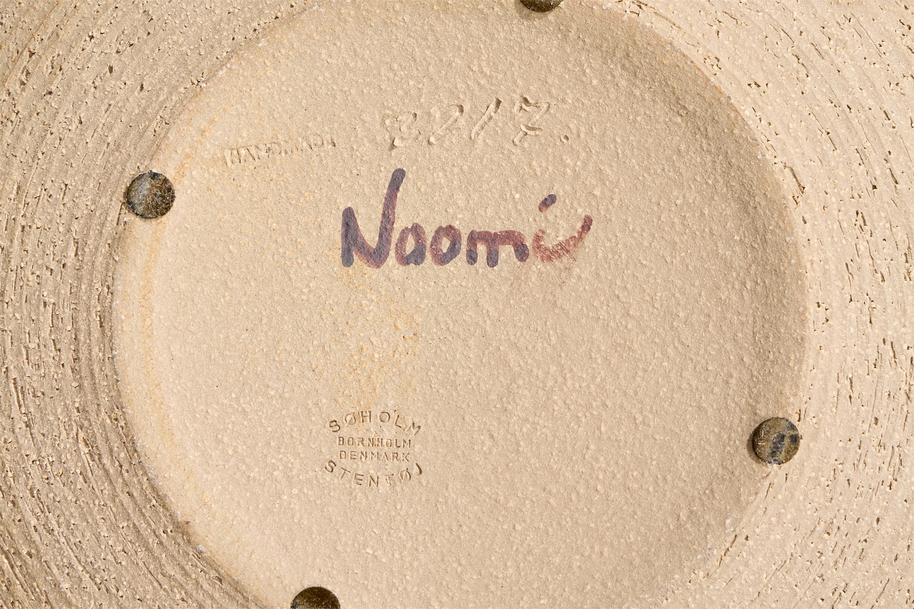 Noomi Backhausen, Dish, Stoneware, Denmark, 1960s For Sale 3