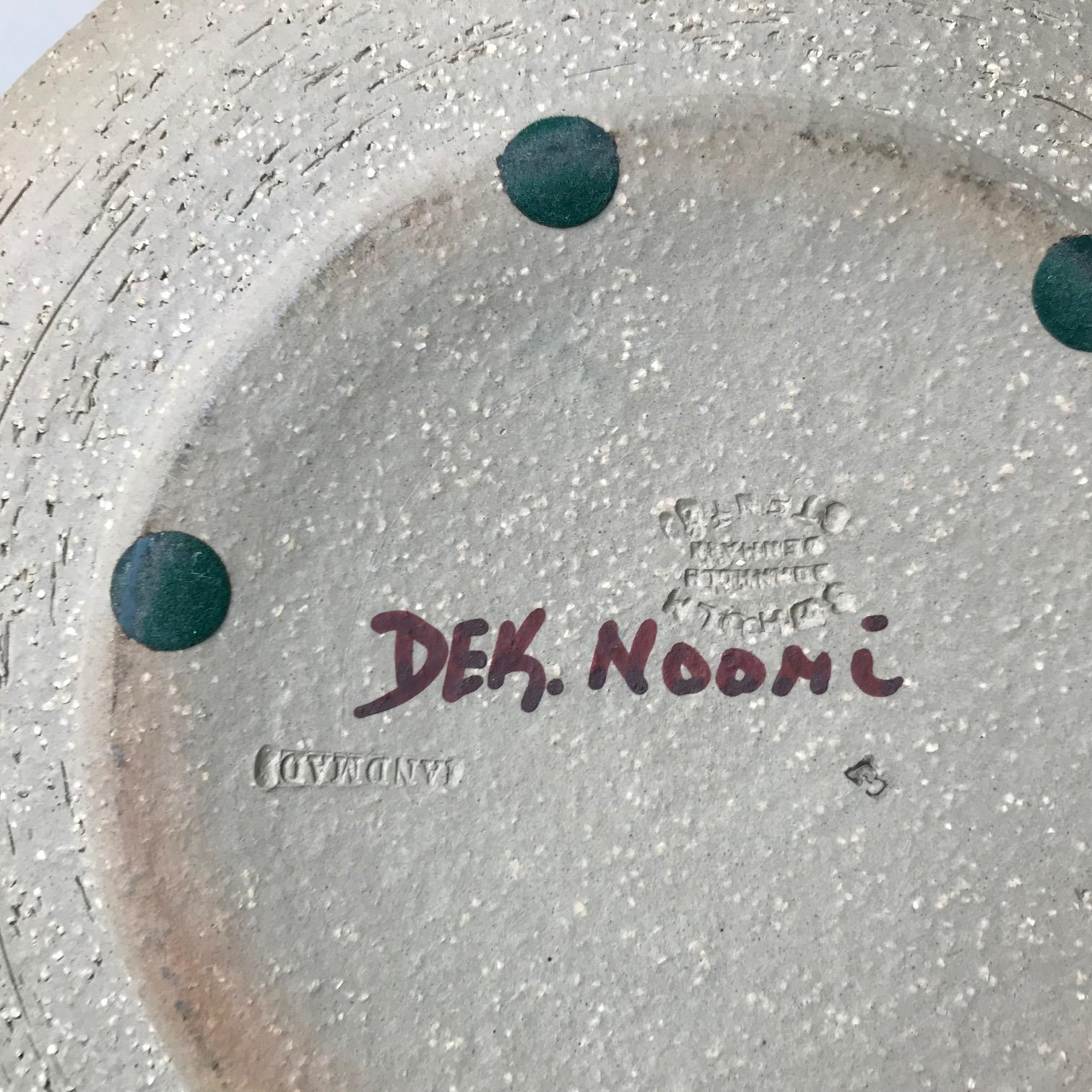 Noomi Backhausen Graphic Stoneware Bowl, Søholm 1970s For Sale 1