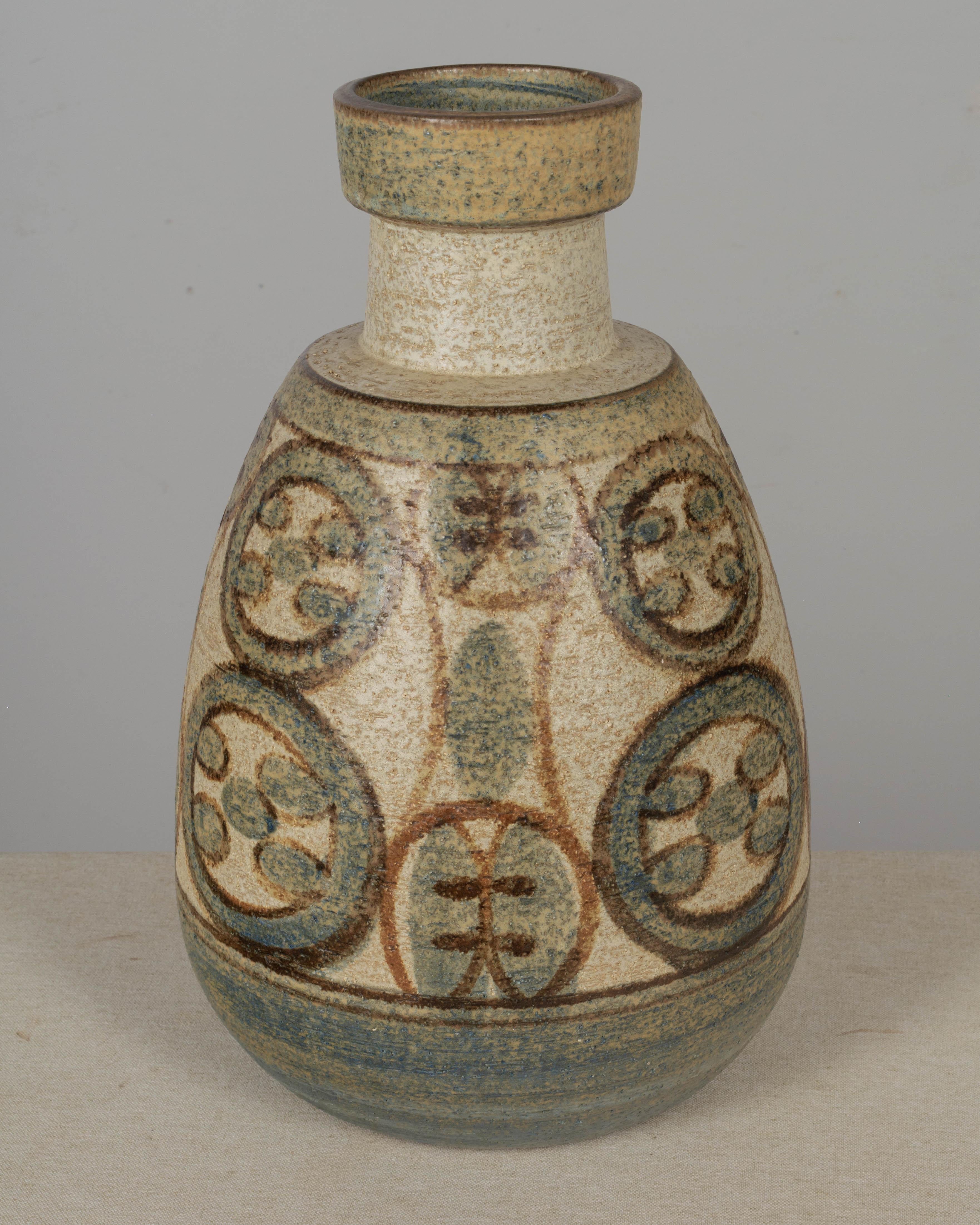 Noomi Backhausen Large Søholm Pottery Vase For Sale 2