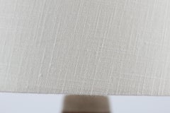 Noomi Backhausen Rustic Søholm Stoneware Table Lamp with New Shade Denmark 1970s