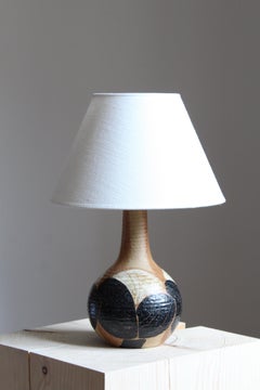 Noomi Backhausen, Table Lamp, Glazed Stoneware, Søholm, Bornholm, Denmark, 1960s