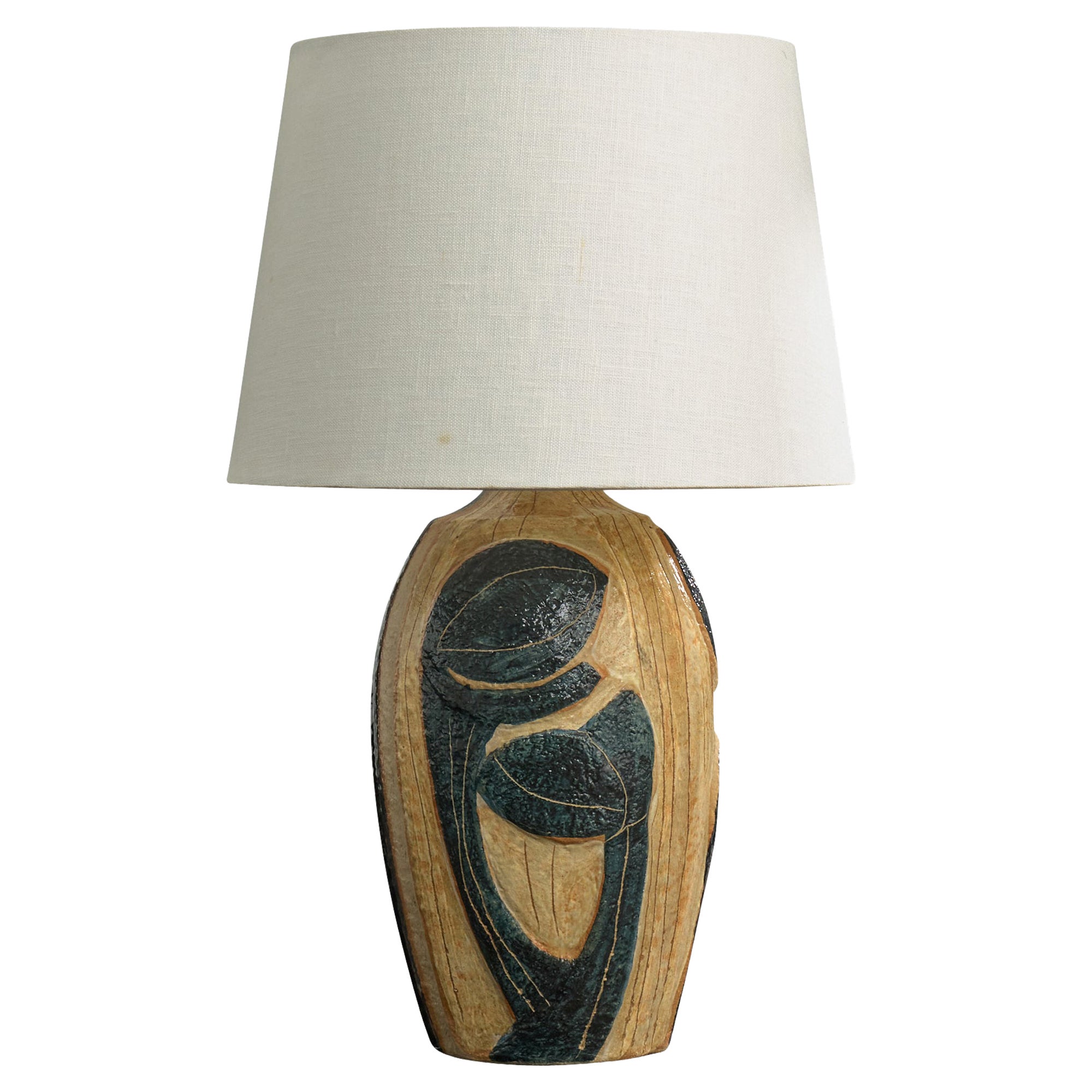 Noomi Backhausen, Table Lamp, Stoneware, Denmark, 1960s