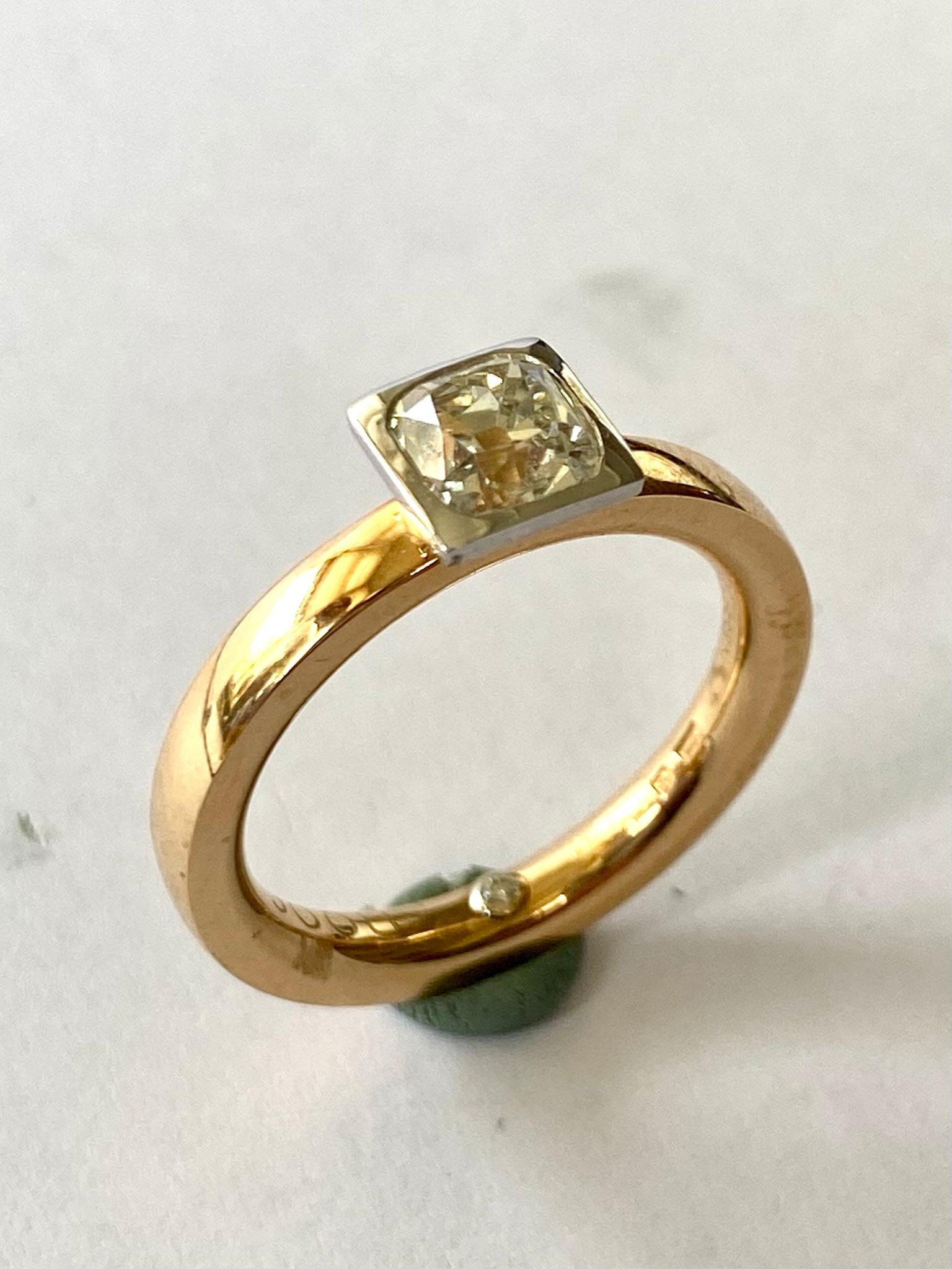 20.03 carat emerald cut diamond ring