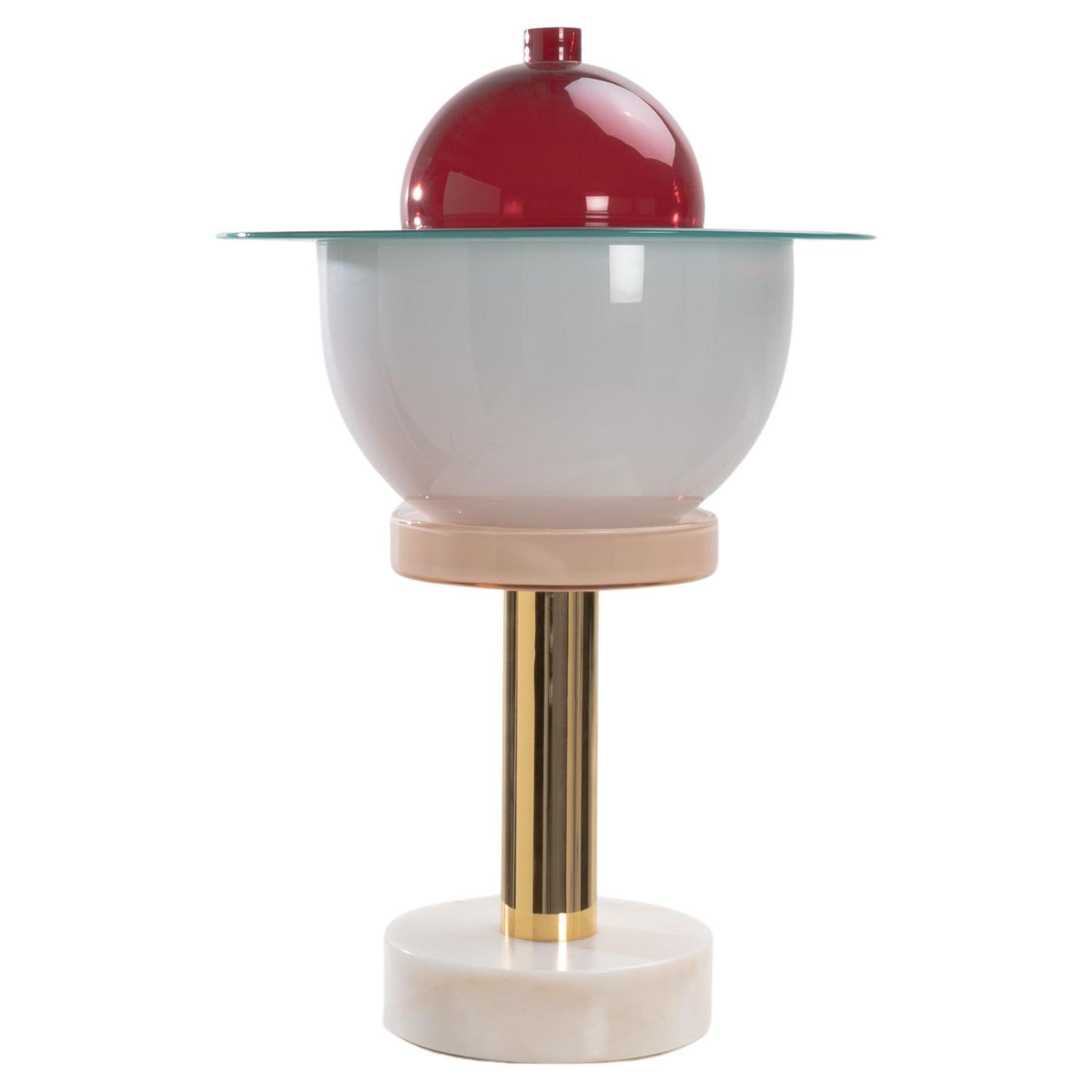 Nopuram by Ettore Sottsass, Table Lamp, Venini Murano