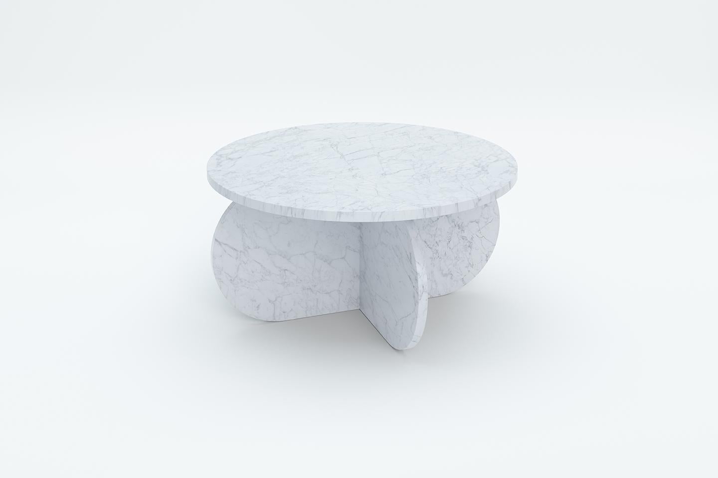 Marbre Nor Circle 80 de Sebastian Scherer
Dimensions : D80 x H40 cm
Matériaux : Marbre
Également disponible : Marbre (mat) : carrara bianco (blanc) / wild forest (vert) / marron emperador (brun) / nero marquina (noir).
Hauteurs personnalisées + 50