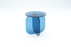 Nor Clear Glass Side Table, Sebastian Scherer
