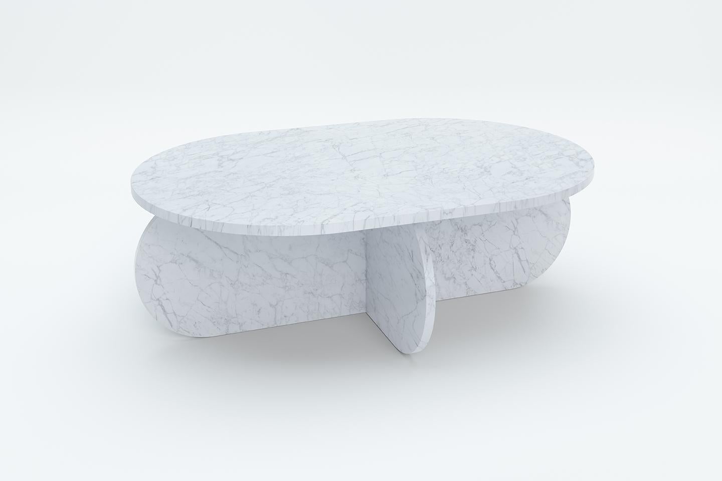 Nor Oblong 105 Marble by Sebastian Scherer In New Condition For Sale In Geneve, CH