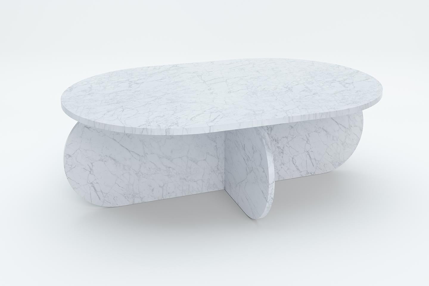 Nor Oblong 120 Marble by Sebastian Scherer
Dimensions: D120 x W80 x H40 cm
Materials: Marble
Also Available: Marble (matt): Carrara Bianco (white) / Wild Forest (green) / Marron Emperador (brown) / Nero Marquina (black).
Custom heights + 50 %,