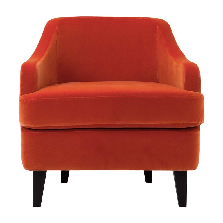 Nor Orange Armchair For Sale at 1stDibs