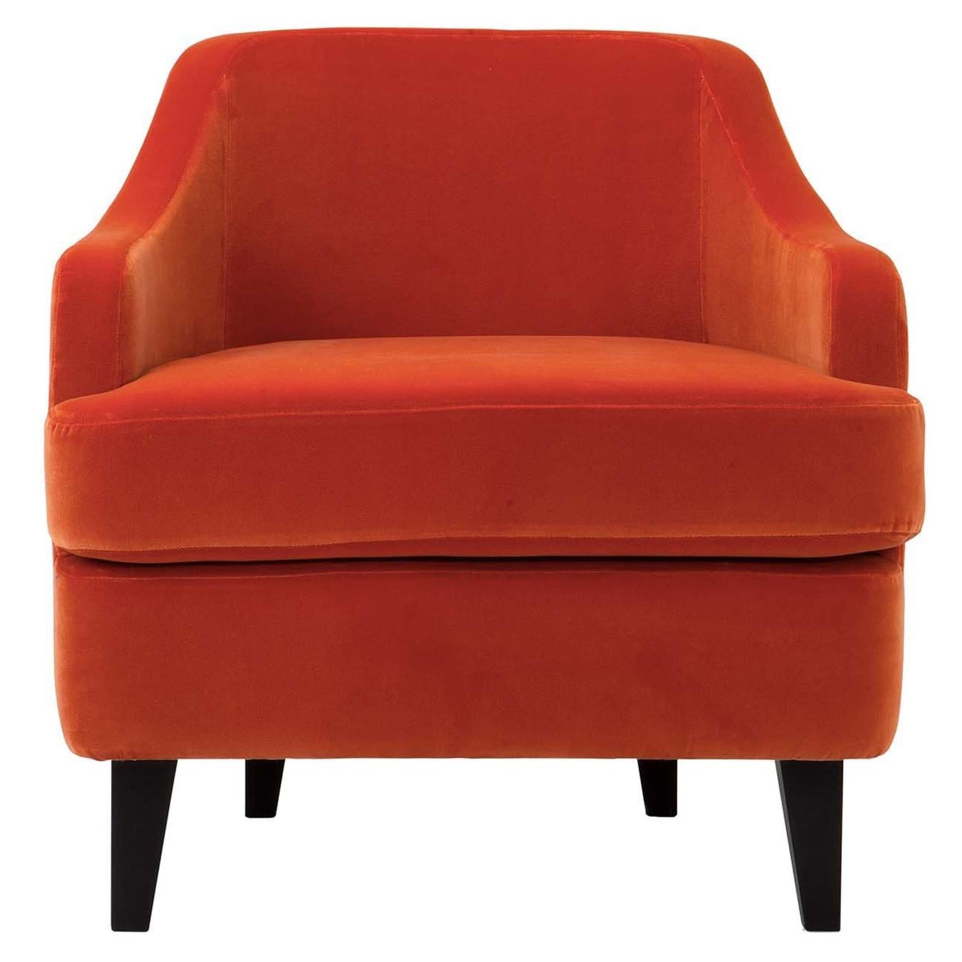 Nor Orange Armchair For Sale at 1stDibs